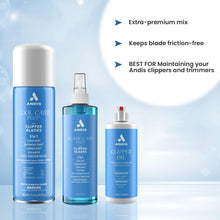 Load image into Gallery viewer, Andis Blade Oil for Grooming Clipper Specially Formulated to Clean and Lubricate The Blade, Extends Blade Life Use Regularly for Maximum Clipper Power and Longer Blade Life – 118 ml