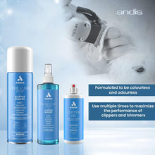 Load image into Gallery viewer, Andis Blade Oil for Grooming Clipper Specially Formulated to Clean and Lubricate The Blade, Extends Blade Life Use Regularly for Maximum Clipper Power and Longer Blade Life – 118 ml