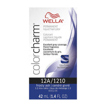 Cargar imagen en el visor de la galería, 12A / 1210 FROSTY ASH WELLA Color Charm Permanent Liquid Hair Color for Gray Coverage