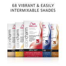 Cargar imagen en el visor de la galería, 042 Warming Gold WELLA Color Charm Permanent Liquid Hair Color for Gray Coverage