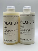 Load image into Gallery viewer, Olaplex No 4 and No.5 Shampoo and Conditioner Set - Duo 8.5 oz 100% Authentic