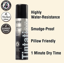 Load image into Gallery viewer, KISS TINTATION TEMPORARY HAIR COLOR SPRAY 2.82OZ ROOT TOUCH TCS03 MEDIUM BROWN