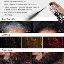 Load image into Gallery viewer, KISS TINTATION TEMPORARY HAIR COLOR SPRAY 2.82OZ ROOT TOUCH TCS03 MEDIUM BROWN