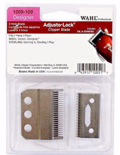 Cargar imagen en el visor de la galería, WAHL BLADE 1005-100 3HOLE / DESIGNER / ADJUSTO-LOCK CLIPPER BLADE