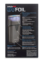 Cargar imagen en el visor de la galería, BaBylissPRO UVFOIL Matte Black UV Double-Foil Shaver | FXLFS2MB