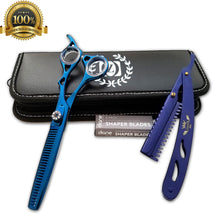 Load image into Gallery viewer, Professional Salon Hair Cutting Thinning Scissors Barber Shears Hairdressing Set - Liberty Beauty Supply