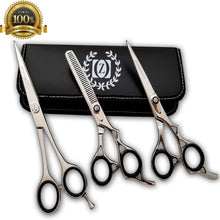 Cargar imagen en el visor de la galería, Juego De Tijeras Profesionales Para Cabello Estuche Peine Tijera Dentada, Capa - Liberty Beauty Supply
