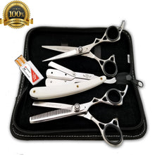 Load image into Gallery viewer, Professional Barber Hair Cutting Thinning Scissors Shears Set Hairdressing Salon - Liberty Beauty Supply