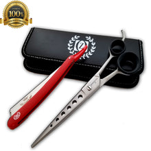 Cargar imagen en el visor de la galería, Japanese Professional Tijeras 8" Hair Cutting Dressing Styling Scissor Shear - Liberty Beauty Supply