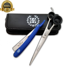 Cargar imagen en el visor de la galería, Tijeras Professional USA 8" Hair Cutting Hair Styling Barber Salon Shear Scissor - Liberty Beauty Supply