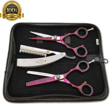 Cargar imagen en el visor de la galería, TIJERAS Professional 5.5" Salon Hair Cutting Scissors Barber Shears Razor Edge - Liberty Beauty Supply
