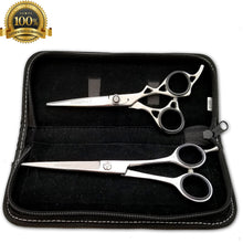 Load image into Gallery viewer, Professional Salon Hair Cutting Thinning Scissors Barber Shears Hairdressing Set - Liberty Beauty Supply