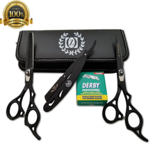 Load image into Gallery viewer, Professional Barber Hair Cutting Thinning Scissors Shears Set Hairdressing Salon - Liberty Beauty Supply