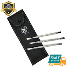 Load image into Gallery viewer, 4 PCS Cuticle Pusher Nail Art Nail Care Steel Nail Art Manicure Pedicure - Liberty Beauty Supply