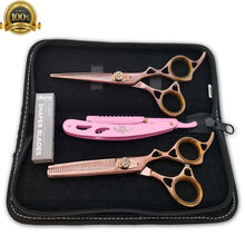 Cargar imagen en el visor de la galería, Professional Hair Cutting Japanese Scissors Barber Stylist Salon Shears 6" pro - Liberty Beauty Supply