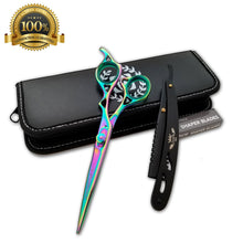 Load image into Gallery viewer, Salon Hair Shaper Razor Blade with Handle for Custom Shaping Shears Kit TIJERAS - Liberty Beauty Supply