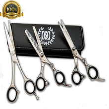 Cargar imagen en el visor de la galería, Juego De Tijeras Profesionales Para Cabello Estuche Peine Tijera Dentada, Capa - Liberty Beauty Supply