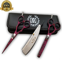 Cargar imagen en el visor de la galería, TIJERAS Professional 5.5" Salon Hair Cutting Scissors Barber Shears Razor Edge - Liberty Beauty Supply