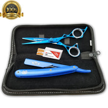 Cargar imagen en el visor de la galería, Haircutting Shears 6" Sharp Hair Scissors Barber Shears Titanium Razor TIJERAS - Liberty Beauty Supply