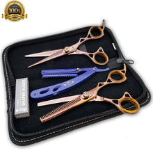 Load image into Gallery viewer, New Hair Cutting Thinning Scissors Barber Shears Hairdresser set TIJERAS RAPADA - Liberty Beauty Supply