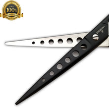 Load image into Gallery viewer, Professional Barber Black Cutting+Thinning Shears 8" Hair Cutting Salon Scissors - Liberty Beauty Supply