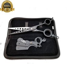 Load image into Gallery viewer, Professional Salon TIJERAS 8' Thinning Scissors Barber Shears Hairdressing Set - Liberty Beauty Supply
