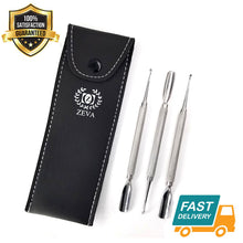 Load image into Gallery viewer, 4 Piece Professional Cuticle Pusher Trimmer Cutter Nipper Remover for Manicure - Liberty Beauty Supply