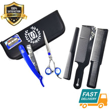 Cargar imagen en el visor de la galería, Hairdressing Hair Cutting Scissors Barber Shears Custom Stainless Steel Tijeras - Liberty Beauty Supply