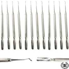 Load image into Gallery viewer, Set of 12 New Nail Pusher Cuticle Remover Manicure Pedicure Stainless Steel Tool Salon - Liberty Beauty Supply