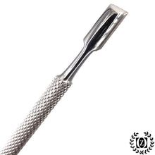 Load image into Gallery viewer, SET of 4 Pedicure Manicure Set. Nail Cuticle Spoon Pusher Remover Care Tool Salon Stainless Steel - Liberty Beauty Supply