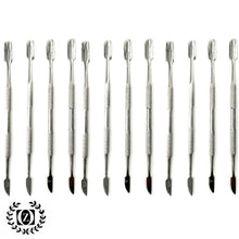 Load image into Gallery viewer, Pedicure Manicure Set. Nail Cuticle Spoon Pusher Remover Cut Tool SET of 12 Salon Oil Cleaner - Liberty Beauty Supply
