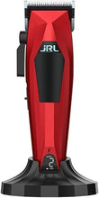 Load image into Gallery viewer, JRL Diamante 2025CY RED Professional Hair Clipper, Quiet Low Vibration Cordless Barber Fading Clipper, 8200 RPM Brushless Motor, Dual Speed Control, LED Display, 3500 mAh Battery