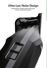 이미지를 갤러리 뷰어에 로드 , JRL Diamante Clipper &amp; Trimmer Set DI2025B – Brushless Motor, Fade Blade, Smart Clip Technology, Reset IQ Charge, 8200 RPM, 4-Hour Run Time for Barbers &amp; Stylists (Black)