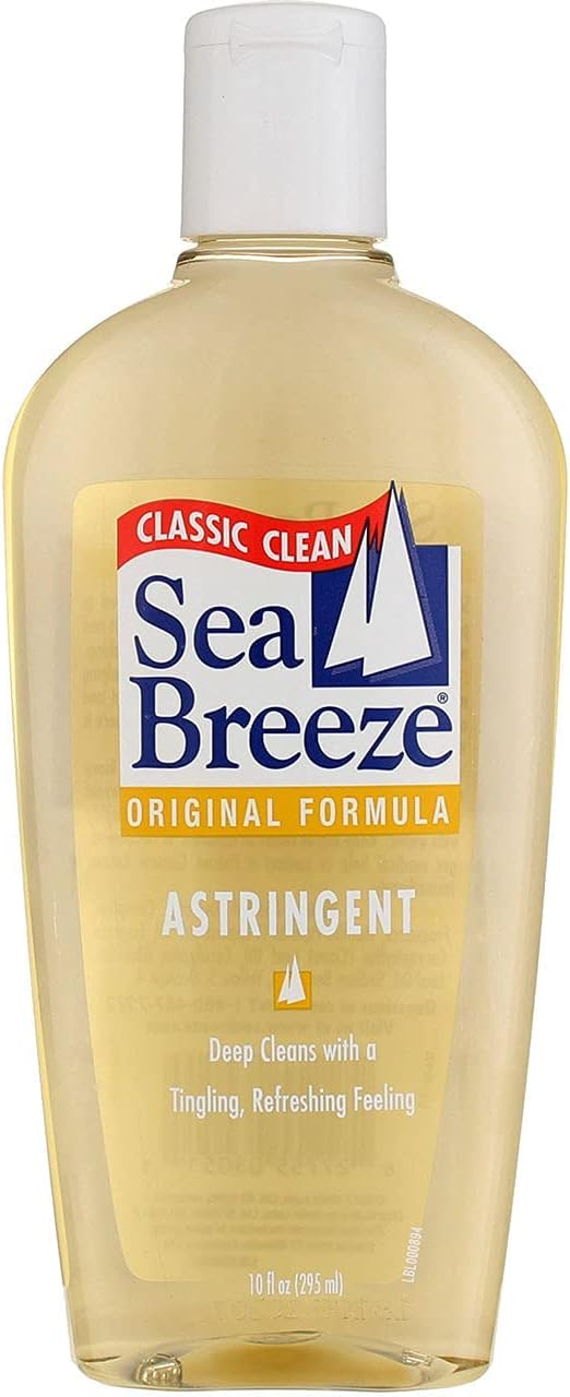 Sea Breeze Astringent Original Formula Classic Clean Refreshing Feeling 10 Oz Ea