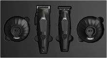 이미지를 갤러리 뷰어에 로드 , JRL Diamante Clipper &amp; Trimmer Set DI2025B – Brushless Motor, Fade Blade, Smart Clip Technology, Reset IQ Charge, 8200 RPM, 4-Hour Run Time for Barbers &amp; Stylists (Black)