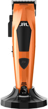 Cargar imagen en el visor de la galería, JRL Diamante 2025C Professional Hair Clipper, Quiet Low Vibration Cordless Barber Fading Clipper, 8200 RPM Brushless Motor, Dual Speed Control, LED Display, 3500 mAh Battery, Orange