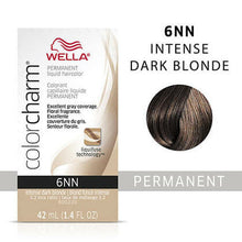 Cargar imagen en el visor de la galería, 6NN - DARK BLONDE WELLA Color Charm Permanent Liquid Hair Color for Gray Coverage