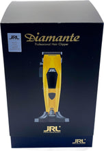 이미지를 갤러리 뷰어에 로드 , JRL Diamante 2025CY YELLOW Professional Hair Clipper, Quiet Low Vibration Cordless Barber Fading Clipper, 8200 RPM Brushless Motor, Dual Speed Control, LED Display, 3500 mAh Battery (Copy)