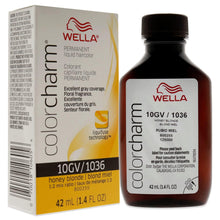Load image into Gallery viewer, 10GV / 1036 HONEY BLONDE WELLA Color Charm Permanent Liquid Hair Color for Gray Coverage