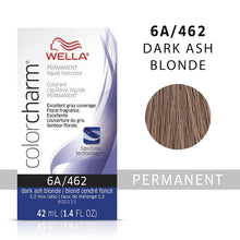 Cargar imagen en el visor de la galería, 6A / 462 DARK ASH BLONDE WELLA Color Charm Permanent Liquid Hair Color for Gray Coverage