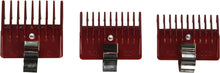 Load image into Gallery viewer, SPEED-O-GUIDE COMB SIZE 3PK-MIXED 0, 00, 000 Universal Clipper Guards Haircuts