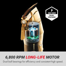 Cargar imagen en el visor de la galería, Ultimate Gold FX Master Barber Kit | BaBylissPRO Clipper &amp; Trimmer Set, Pro Shears, Shaver, &amp; Deluxe Case for Men