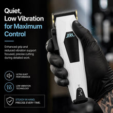 Load image into Gallery viewer, JRL Diamante 2025CY RED Professional Hair Clipper, Quiet Low Vibration Cordless Barber Fading Clipper, 8200 RPM Brushless Motor, Dual Speed Control, LED Display, 3500 mAh Battery