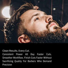 Cargar imagen en el visor de la galería, JRL Diamante 2025C Professional Hair Clipper, Quiet Low Vibration Cordless Barber Fading Clipper, 8200 RPM Brushless Motor, Dual Speed Control, LED Display, 3500 mAh Battery, Orange