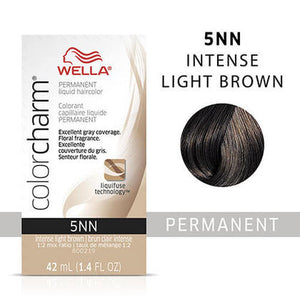 5NN - LIGHT BROWN WELLA Color Charm Permanent Liquid Hair Color for Gray Coverage