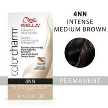 Cargar imagen en el visor de la galería, 4NN - MED BROWN WELLA Color Charm Permanent Liquid Hair Color for Gray Coverage