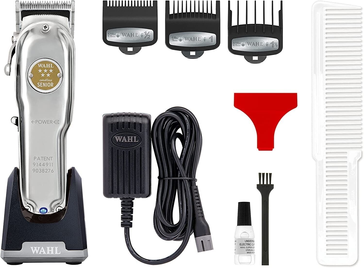 Wahl Professional 5-Star Senior Cordless Clipper Metal Edition 110-220 –  Liberty Beauty Supply