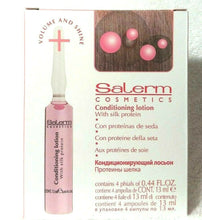 Cargar imagen en el visor de la galería, Salerm Cosmetics Conditioning Lotion with Silk Protein-4 phials of .44oz/13ml