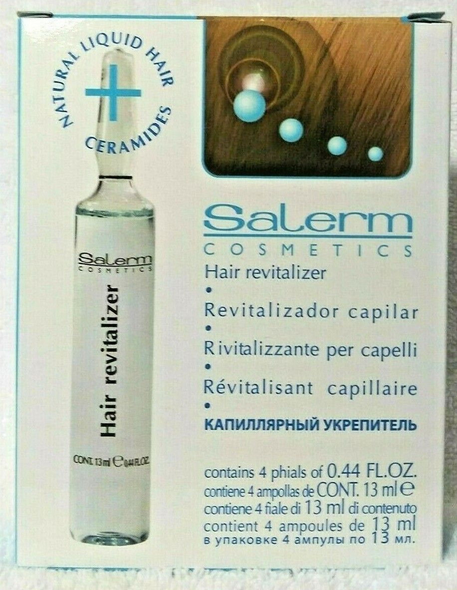 Salerm Hair Revitalizer -4 phials of 0.44oz/13ml