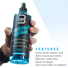 Load image into Gallery viewer, L3 Level 3 After Shave Spray Cologne AQUA - Softens Skin - Refreshes and Relieves Face and Skin - Moisturizing Formula Level Three After Shaving